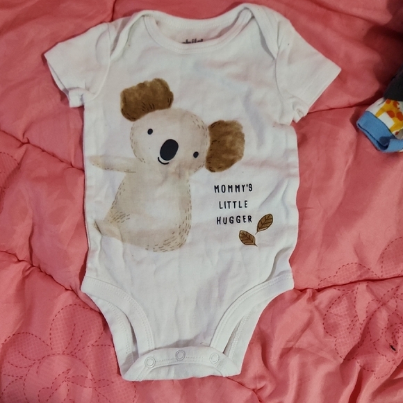 Carter's Other - Koala Print White Baby Onesie